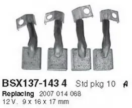Угольные щетки CARGO BSX137-1434