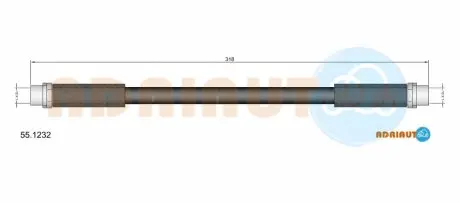 Тормозной шланг ADRIAUTO 55.1232 (фото 1)