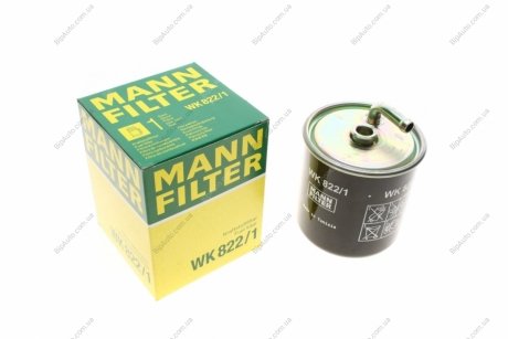 Паливний фільтр WK822/1 MANN WK 822/1 (фото 1)