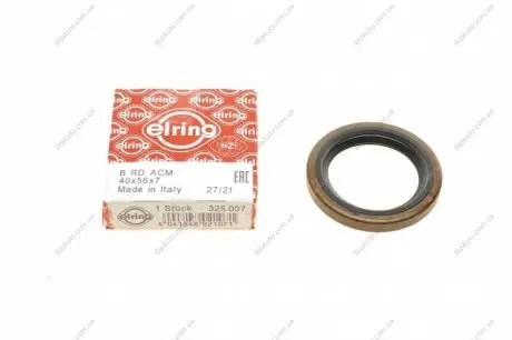 Ущільнююче кільце, колінчастий вал ELRING 325.007