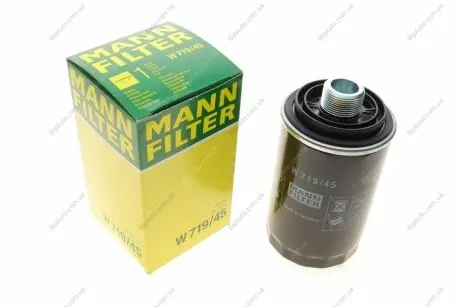 Масляний фільтр W719/45 MANN W 719/45