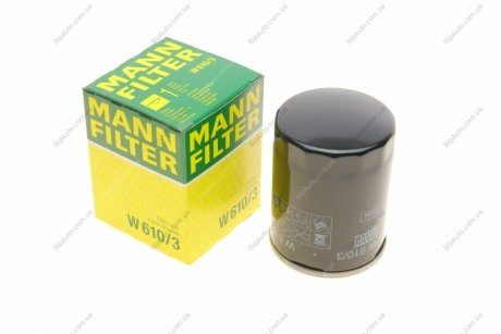 Фільтр масляний FILTER MANN W 610/3 (фото 1)