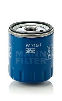 Масляний фільтр W716/1 MANN W 716/1 (фото 1)