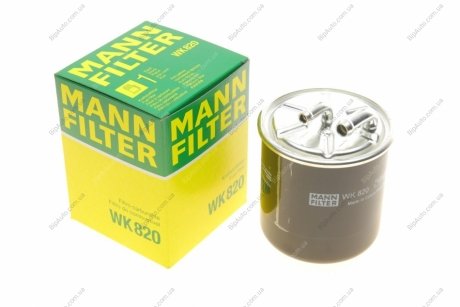 Паливний фільтр MANN WK 820 (фото 1)