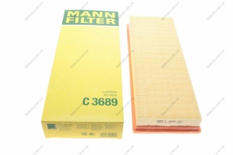 Фільтр повітряний -FILTER MANN C 3689
