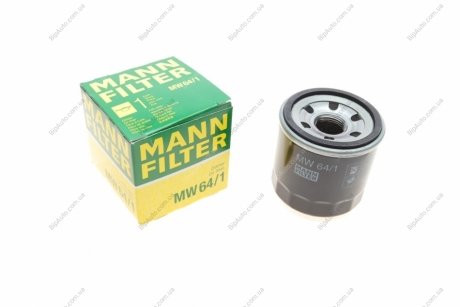 Масляний фільтр MW64/1 MANN MW 64/1 (фото 1)