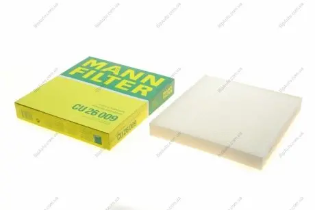 Фільтр салону MANN CU 26 009