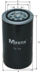 Фильтр масляный M-FILTER TF25 (фото 1)