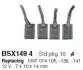 Комплект щіток CARGO BSX149 4