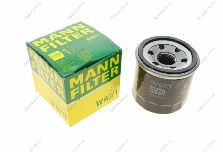Фильтр масляный MANN W 67/1