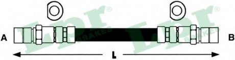 Гальмівний шланг LPR 6T47452 (фото 1)