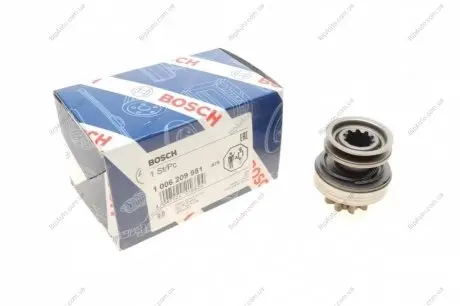 Привід з механізмом вільного ходу, стартер 1 006 209 981 BOSCH 1006209981