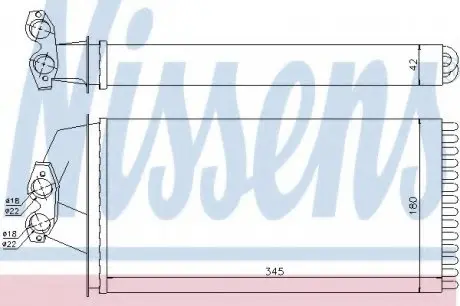 Отопитель NISSENS 72036