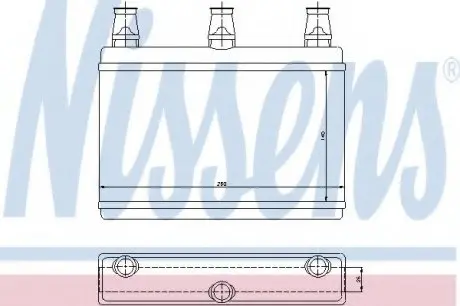 Отопитель NISSENS 70522