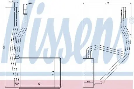 Отопитель NISSENS 71765