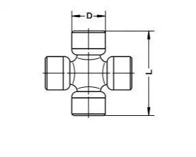 Крестовина GKN GKN (Lobro) U728/4