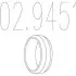 Монтажне кільце вихлопної системи (D (внутр.) - 55,6 мм; D (наружн.) - 69,5 мм; Висота - 12,8 мм) MTS 02.9451