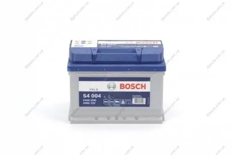 Аккумулятор S4 Silver (низкий) 60Ah, EN 540 правый "+" 242x175x175 (ДхШхВ) BOSCH 0 092 S40 040