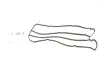 Прокладка крышки клапанной FORD 1.25/1.6 16V ZETEC FUJA/HWDA/HWDB (КЛАП. КР -ПЛАСТИК) (пр-во Elring) 761.031