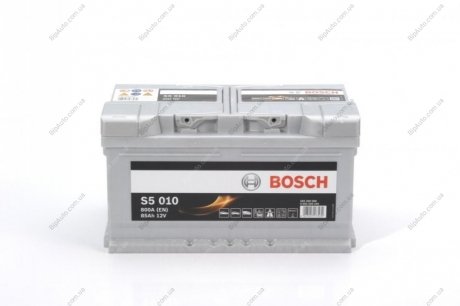 Аккумулятор S5 Silver Plus 85Ah, EN800 правый "+" 315x175x175 (ДхШхВ) BOSCH 0 092 S50 100
