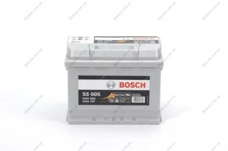 Акумулятор 12В/63Аг/610А/14,849кг BOSCH 0 092 S50 050