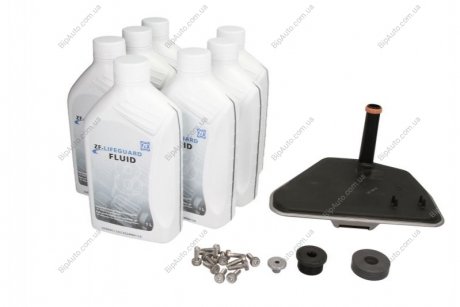 Сервисный набор АКПП - масляный фильтр, болты, прокладка, сливная пробка, масло ZF 1084.298.013 (фото 1)