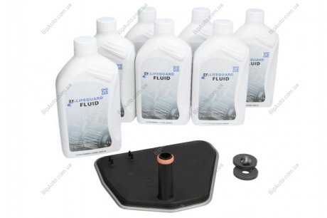 Сервисный набор АКПП - масляный фильтр, болты, прокладка, сливная пробка, масло ZF 1068.298.061 (фото 1)
