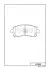 Колодка торм. SUBARU IMPREZA 96-,LEGACY 96-03,FORESTER -STI 97-02 FRONT (пр-во MK Kashiyama) D7036