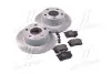 Комплект тормозной задн. AUDI 100, AUDI A6 95-, SKODA SUPERB 02-,VW PASSAT 96- (пр-во REMSA) 8263.00