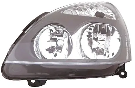 Фара лев. H7/H1 с повторителем, авт. регул (серая рамка) 01- [] DEPO 551-1138L-LDEM6