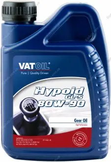 Трансмісійна олива Hypoid GL-5 / 80W90 / 1л. / (API GL-5,
MIL-L-2105D) / Для редукторів / VATOIL 50078