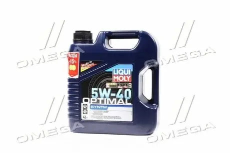 Олива моторна Optimal Synth 5W-40 (4 л) LIQUI MOLY 3926