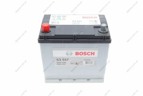 Аккумулятор S3, 45Ah, En300, левый "+" 219x135x225 (ДхШхВ) BOSCH 0 092 S30 170