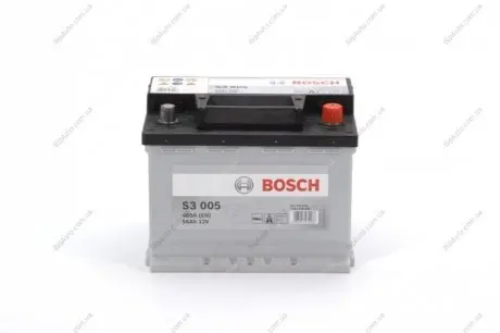 Аккумулятор S3 56Ah, EN 480 правый "+" 242х175х190 (ДхШхВ) BOSCH 0 092 S30 050