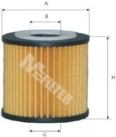 Фильтр масляный Skoda Fabia; Seat IbizaIV, Cordoba; Volkswagen Polo M-FILTER TE600