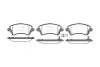 Колодка гальм. TOYOTA COROLLA (_E11_), COROLLA (_E12U_, _E12J_) передн. (пр-во REMSA) 0822.12