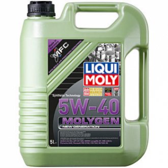 Олива моторна Molygen New Generation 5W-40 (5 л) LIQUI MOLY 9055 (фото 1)