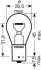 Лампа накаливания PY21W 12V 21W BAU15s DIADEM Chrome (2шт blister) OSRAM 7507DC-02B (фото 1)