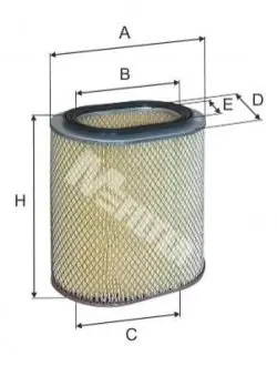 Фільтр повітряний MITSUBISHI Colt 1.8D 84-96, Lancer 1.8D 88- M-FILTER A238