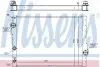Радиатор охлождения BMW  X5 E70 (07-), BMW  X6 E71-E72 (08-) (пр-во Nissens) 60823