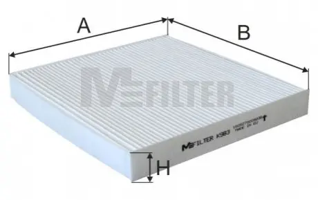 Фільтр салона M-FILTER K983