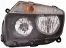 Фара права H7/H1, авт./мех.рег., чорна рамка [DEPO] 551-1186R-LDEM2 DEPO