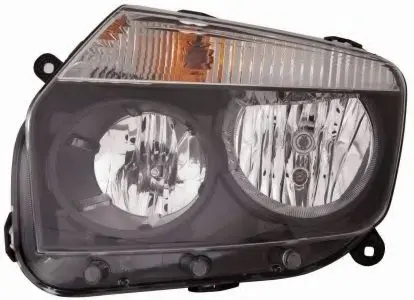 Фара правая H7/H1, авт./мех.рег., черная рамка [] DEPO 551-1186R-LDEM2