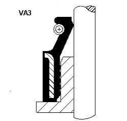 Сальник клапана IN/EX FORD/VOLVO (VA03 6-9.8/13.2-9.5 FPM) CORTECO 12031882 (фото 1)