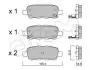 Колодка торм. NISSAN/RENAULT QASHQAI/X-TRAIL/KOLEOS задн. CIFAM 822-612-0 (фото 1)