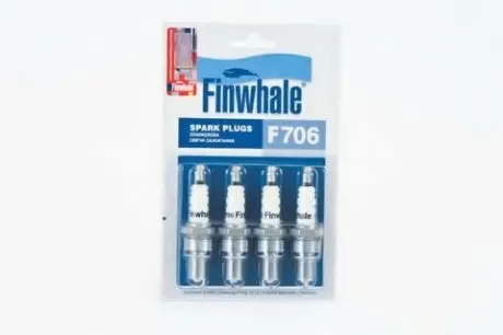 Свеча зажигания ГАЗ с дв.ЗМЗ 406 и модиф. (компл.4 шт) Finwhale F706
