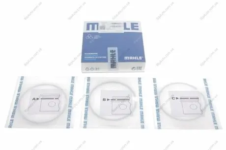 Кольца поршневые MB 88,00 OM611/612/613 2,2TD/2,7TD/3,2TD (Mahle) MAHLE / KNECHT 001 36 N0