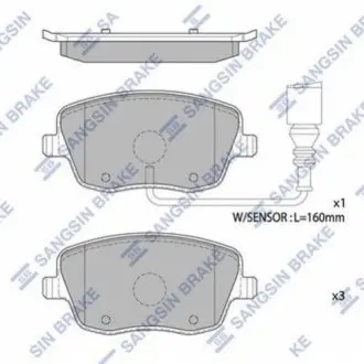 Кт. Гальмівні колодки дискові SANGSIN Hi-Q (SANGSIN) SP1806A