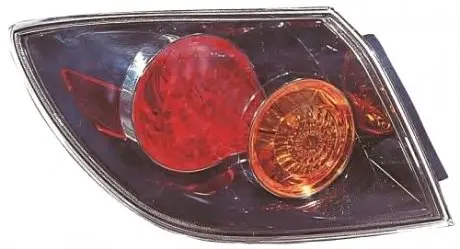 Фонарь задний прав. без патрона внешний (черный) H/B DEPO 216-1964R-UQ