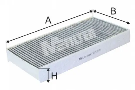 Фильтр салона CITROEN C5, C6, PEUGEOT 407 (угольный) M-FILTER K9055C